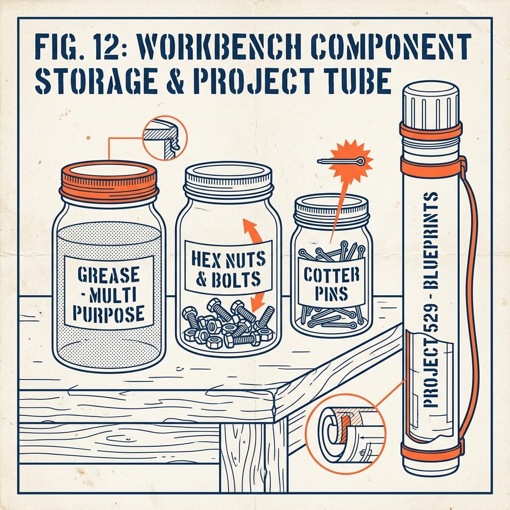 Three labeled jars and a growth ruler recomposed in portrait, tracking a child’s savings from birth to 18.